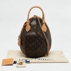 Louis Vuitton Black Monogram Canvas and Leather LV Egg Bag