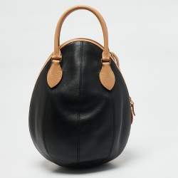 Louis Vuitton Black Monogram Canvas and Leather LV Egg Bag
