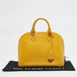 Louis Vuitton Mimosa Epi Leather Alma PM Bag