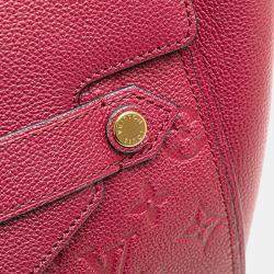 Pre Owned Louis Vuitton Bordeaux Monogram Empreinte Leather Trocadero Shoulder Bag