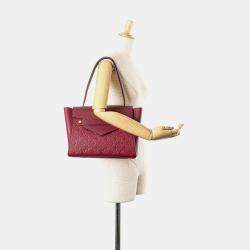 Pre Owned Louis Vuitton Bordeaux Monogram Empreinte Leather Trocadero Shoulder Bag