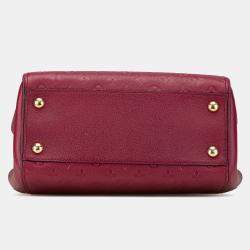 Pre Owned Louis Vuitton Bordeaux Monogram Empreinte Leather Trocadero Shoulder Bag