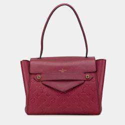 Pre Owned Louis Vuitton Bordeaux Monogram Empreinte Leather Trocadero Shoulder Bag