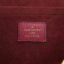 Pre Owned Louis Vuitton Bordeaux Monogram Empreinte Leather Trocadero Shoulder Bag