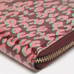  Louis Vuitton Multicolor Graffiti Patent Leather Stephen Sprouse Zippy Wallet