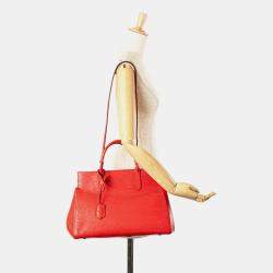 Pre Owned Louis Vuitton Red Epi Marly MM