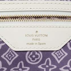 Louis Vuitton Purple Canvas Tahitienne Cabas PM Bag