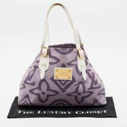 Louis Vuitton Purple Canvas Tahitienne Cabas PM Bag