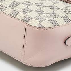 Louis Vuitton Pink Damier Azur Canvas Saintonge Bag