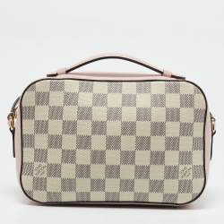 Louis Vuitton Pink Damier Azur Canvas Saintonge Bag