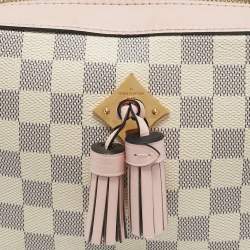 Louis Vuitton Pink Damier Azur Canvas Saintonge Bag