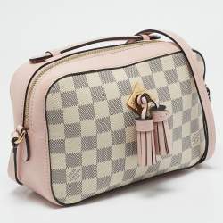 Louis Vuitton Pink Damier Azur Canvas Saintonge Bag
