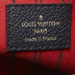 Pre Owned Louis Vuitton Marine Rogue Monogram Empreinte Leather Montaigne BB Bag