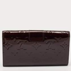 Louis Vuitton Amarante Monogram Vernis Sarah Noeud Wallet
