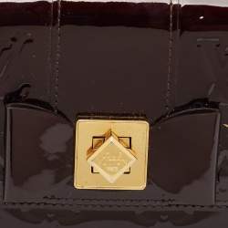 Louis Vuitton Amarante Monogram Vernis Sarah Noeud Wallet
