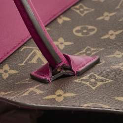 Pre Owned Louis Vuitton Aurore Monogram Canvas and Leather Kimono MM Bag