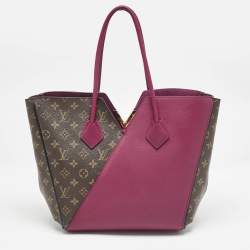 Pre Owned Louis Vuitton Aurore Monogram Canvas and Leather Kimono MM Bag