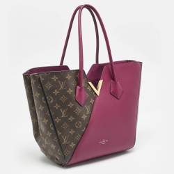 Pre Owned Louis Vuitton Aurore Monogram Canvas and Leather Kimono MM Bag