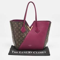 Pre Owned Louis Vuitton Aurore Monogram Canvas and Leather Kimono MM Bag