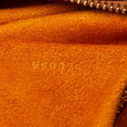 Louis Vuitton Ostrich, Snakeskin Trim and Monogram Canvas Waltz Oskar Bag