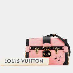  Louis Vuitton Pink Epi Petit Malle Soft MM Bag
