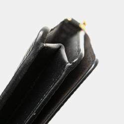 Louis Vuitton Black Epi Twist Belt Chain Wallet Bag