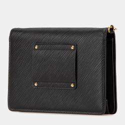 Louis Vuitton Black Epi Twist Belt Chain Wallet Bag