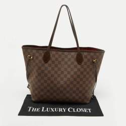 Louis Vuitton Damier Ebene Canvas Neverfull MM Bag
