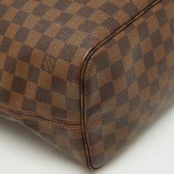 Louis Vuitton Damier Ebene Canvas Neverfull MM Bag