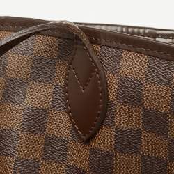 Louis Vuitton Damier Ebene Canvas Neverfull MM Bag