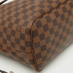 Louis Vuitton Damier Ebene Canvas Neverfull MM Bag