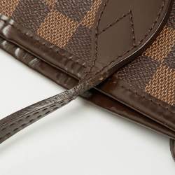 Louis Vuitton Damier Ebene Canvas Neverfull MM Bag