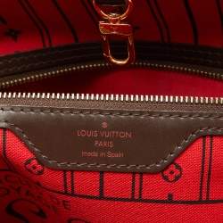 Louis Vuitton Damier Ebene Canvas Neverfull MM Bag