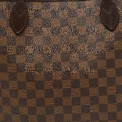 Louis Vuitton Damier Ebene Canvas Neverfull MM Bag