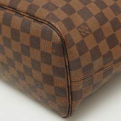 Louis Vuitton Damier Ebene Canvas Neverfull MM Bag