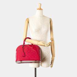 Louis Vuitton Pink Monogram Vernis Alma PM Bag