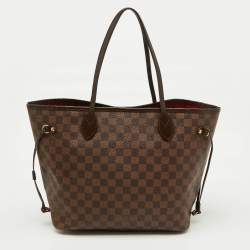 Louis Vuitton Damier Ebene Canvas Neverfull MM Bag