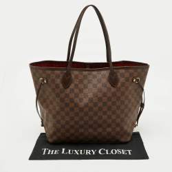 Louis Vuitton Damier Ebene Canvas Neverfull MM Bag