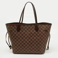 Louis Vuitton Damier Ebene Canvas Neverfull MM Bag
