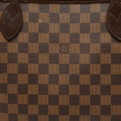 Louis Vuitton Damier Ebene Canvas Neverfull MM Bag