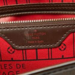 Louis Vuitton Damier Ebene Canvas Neverfull MM Bag