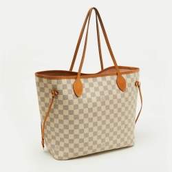 Louis Vuitton Damier Azur Canvas Neverfull MM Bag