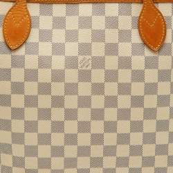 Louis Vuitton Damier Azur Canvas Neverfull MM Bag