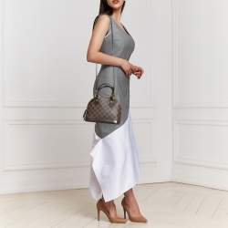 Pre Owned Louis Vuitton Damier Ebene Canvas Alma BB Bag