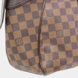 Pre Owned Louis Vuitton Brown Damier Sistine MM Shoulder Bag