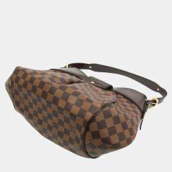 Pre Owned Louis Vuitton Brown Damier Sistine MM Shoulder Bag