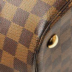 Louis Vuitton Brown Damier Ebene Canvas Belmont MM Tote Bag