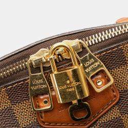 Louis Vuitton Brown Damier Ebene Canvas Belmont MM Tote Bag