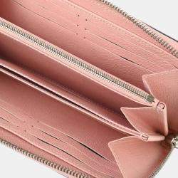 Louis Vuitton Pink Epi Leather Zippy Wallet