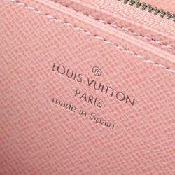 Louis Vuitton Pink Epi Leather Zippy Wallet